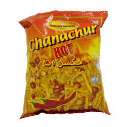 BOMBAYS SWEETS CHANACHUR HOT 140GR