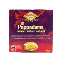 Pataks Plain Pappadums, 100gm