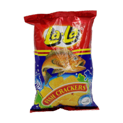 LA-LA FISH CRACKERS ,100GR