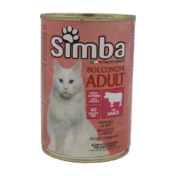SIMBA CAT FOOD WITH BEEF 415GR